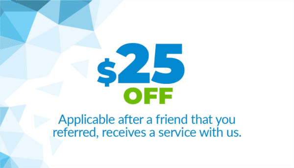 $25 OFF referral discount - Save money when you refer friends to Clean Very Clean